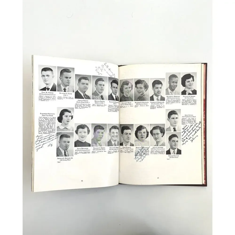 1951 Yearbook: Ithaca High School, Ithaca, New York. Unique Gift. History
